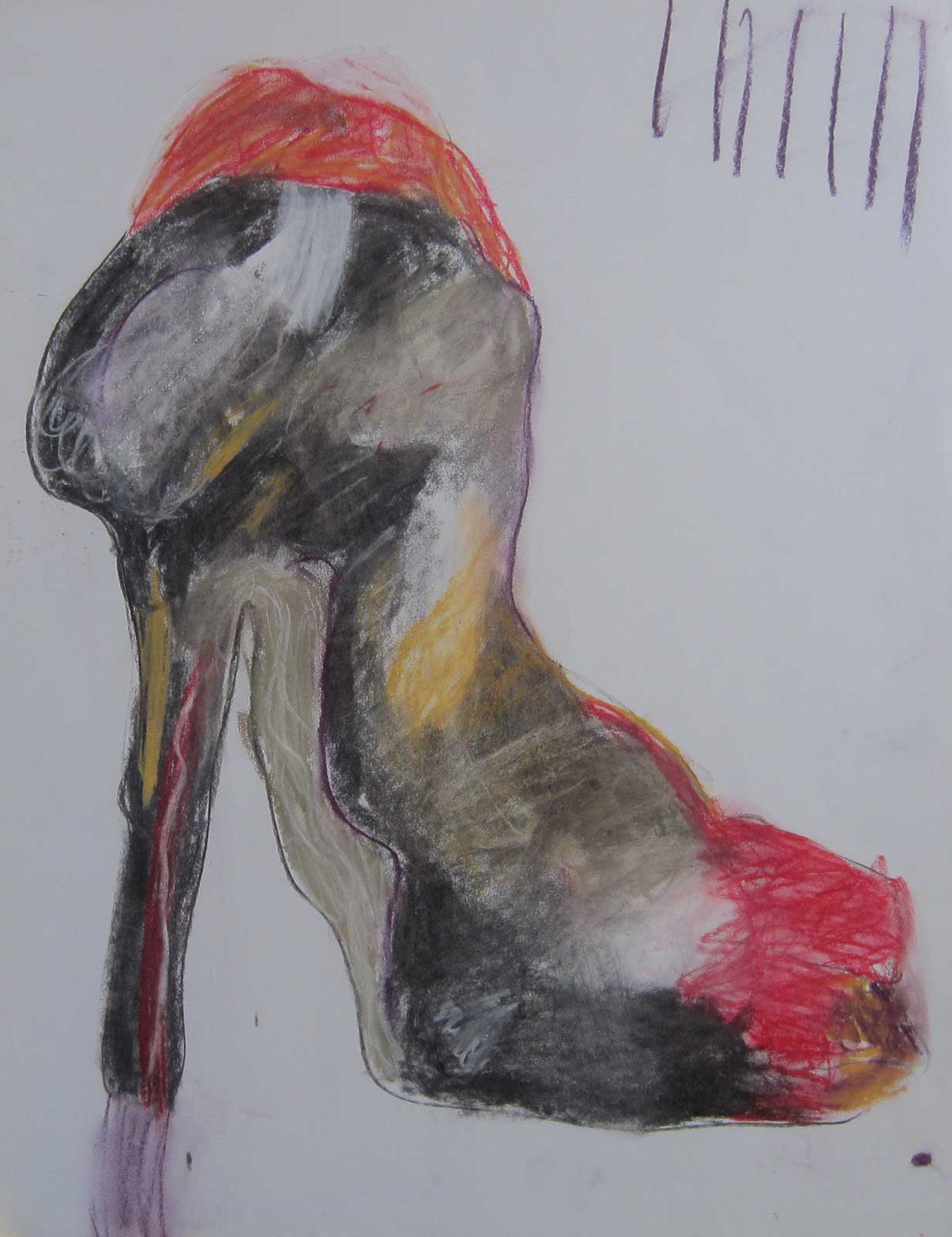 &nbsp;pump streepjes R, pastel
